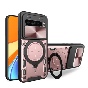 کاور اسپارتان مدل Magnet Ring Strap مناسب برای گوشی موبایل گوگل Pixel 9 Pro XL به همراه بند آویز