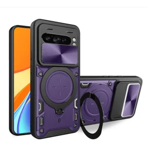 کاور اسپارتان مدل Magnet Ring Strap مناسب برای گوشی موبایل گوگل Pixel 9 Pro XL به همراه بند آویز