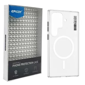 کاور اپیکوی مدل Syndee Transparent Magsafe مناسب برای گوشی موبایل سامسونگ Galaxy S26 Ultra
