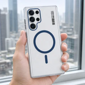 کاور اپیکوی مدل Syndee Transparent Magsafe مناسب برای گوشی موبایل سامسونگ Galaxy S26 Ultra