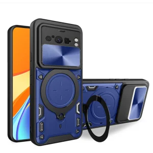 کاور اسپارتان مدل Magnet Ring Strap مناسب برای گوشی موبایل گوگل Pixel 8 Pro به همراه بند آویز