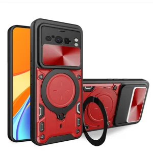 کاور اسپارتان مدل Magnet Ring Strap مناسب برای گوشی موبایل گوگل Pixel 8 Pro به همراه بند آویز