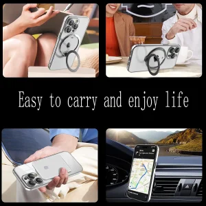 کاور اسپارتان مدل Ring Stand Strap مناسب برای گوشی موبایل اپل iPhone 16 Pro Max به همراه بند