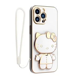 کاور اسپارتان مدل Kitty مناسب برای گوشی موبایل اپل Iphone 11 Pro Max به همراه بند نگهدارنده