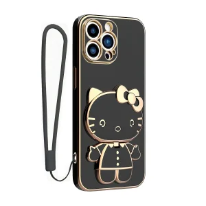 کاور اسپارتان مدل Kitty مناسب برای گوشی موبایل اپل Iphone 11 Pro Max به همراه بند نگهدارنده