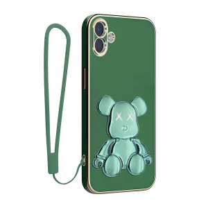 کاور اسپارتان مدل Teddy Bear مناسب برای گوشی موبایل سامسونگ Galaxy A04 به همراه بند