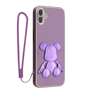 کاور اسپارتان مدل Teddy Bear مناسب برای گوشی موبایل سامسونگ Galaxy A04 به همراه بند