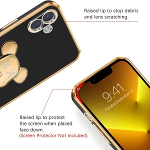 کاور اسپارتان مدل Teddy Bear مناسب برای گوشی موبایل سامسونگ Galaxy A04 به همراه بند