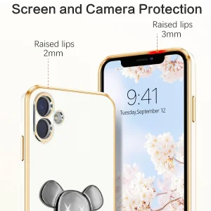 کاور اسپارتان مدل Teddy Bear مناسب برای گوشی موبایل سامسونگ Galaxy A04 به همراه بند