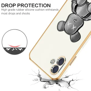 کاور اسپارتان مدل Teddy Bear مناسب برای گوشی موبایل سامسونگ Galaxy A04 به همراه بند