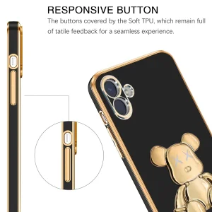 کاور اسپارتان مدل Teddy Bear مناسب برای گوشی موبایل سامسونگ Galaxy A04 به همراه بند