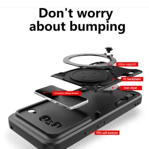کاور اسپارتان مدل Magnet Ring Strap مناسب برای گوشی موبایل گوگل Pixel 8 به همراه بند آویز