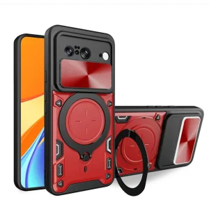 کاور اسپارتان مدل Magnet Ring Strap مناسب برای گوشی موبایل گوگل Pixel 8 به همراه بند آویز