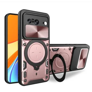 کاور اسپارتان مدل Magnet Ring Strap مناسب برای گوشی موبایل گوگل Pixel 8 به همراه بند آویز