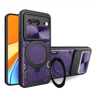 کاور اسپارتان مدل Magnet Ring Strap مناسب برای گوشی موبایل گوگل Pixel 8 به همراه بند آویز