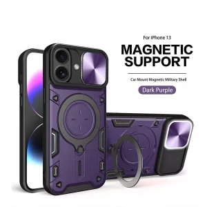 کاور اسپارتان مدل Magnet Ring Strap مناسب برای گوشی موبایل اپل iPhone 16 به همراه بند آویز