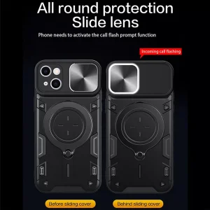 کاور اسپارتان مدل Magnet Ring Strap مناسب برای گوشی موبایل اپل iPhone 16 به همراه بند آویز