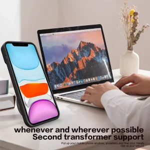 کاور اسپارتان مدل Magnet Ring Strap مناسب برای گوشی موبایل اپل iPhone 16 به همراه بند آویز