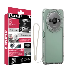 کاور اسپارتان مدل Airbag Space Strap مناسب برای گوشی موبایل شیائومی Redmi A3 به همراه آویز