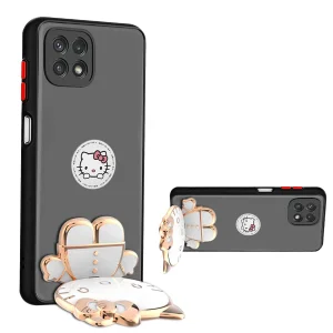 کاور اسپارتان مدل MBC Kitty مناسب برای گوشی موبایل سامسونگ Galaxy A22 5G به همراه بند نگهدارنده