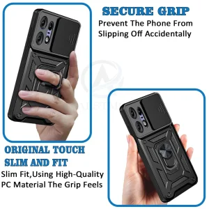 کاور اسپارتان مدل Defender Armor Strap مناسب برای گوشی موبایل موتورولا Moto Edge 50 Pro به همراه بند