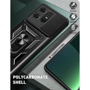 کاور اسپارتان مدل Defender Armor Strap مناسب برای گوشی موبایل موتورولا Moto Edge 50 Pro به همراه بند