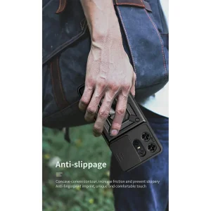 کاور اسپارتان مدل Defender Armor Strap مناسب برای گوشی موبایل موتورولا Moto Edge 50 Pro به همراه بند