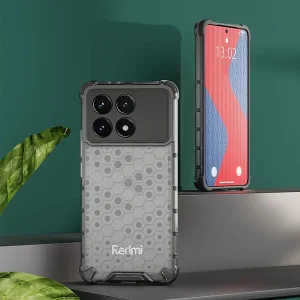 کاور اسپارتان مدل HoneyComb مناسب برای گوشی موبایل شیائومی Poco F6 Pro / Redmi K70 / K70 Pro
