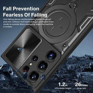 کاور اسپارتان مدل Magnet Ring Strap مناسب برای گوشی موبایل سامسونگ Galaxy S24 Ultra