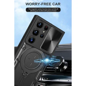 کاور اسپارتان مدل Magnet Ring Strap مناسب برای گوشی موبایل سامسونگ Galaxy S24 Ultra