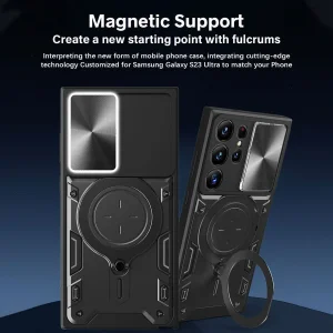 کاور اسپارتان مدل Magnet Ring Strap مناسب برای گوشی موبایل سامسونگ Galaxy S24 Ultra