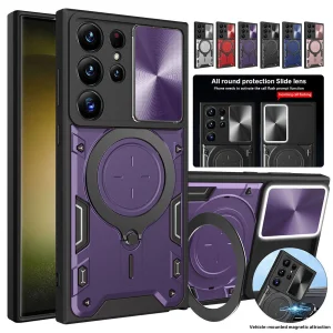 کاور اسپارتان مدل Magnet Ring Strap مناسب برای گوشی موبایل سامسونگ Galaxy S24 Ultra