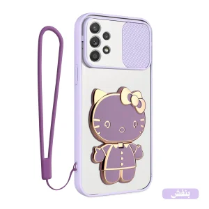 کاور اسپارتان مدل Camshield Kitty مناسب برای گوشی موبایل سامسونگ Galaxy A33 به همراه بند نگهدارنده