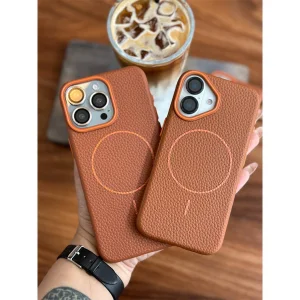 کاور اپیکوی مدل Leather Magnetic مناسب برای گوشی موبایل اپل iPhone 16 Pro