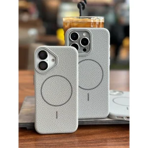 کاور اپیکوی مدل Leather Magnetic مناسب برای گوشی موبایل اپل iPhone 16 Pro