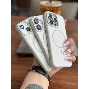 کاور اپیکوی مدل Leather Magnetic مناسب برای گوشی موبایل اپل iPhone 16 Pro