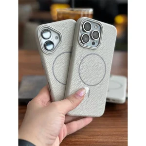 کاور اپیکوی مدل Leather Magnetic مناسب برای گوشی موبایل اپل iPhone 16 Pro