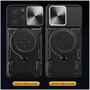 کاور اسپارتان مدل Magnet Ring Strap مناسب برای گوشی موبایل اپل iPhone 16 Pro Max به همراه بند آویز