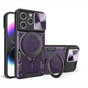 کاور اسپارتان مدل Magnet Ring Strap مناسب برای گوشی موبایل اپل iPhone 16 Pro Max به همراه بند آویز