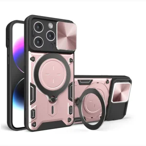 کاور اسپارتان مدل Magnet Ring Strap مناسب برای گوشی موبایل اپل iPhone 16 Pro Max به همراه بند آویز