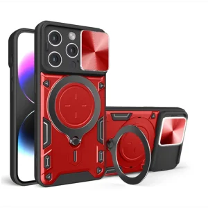 کاور اسپارتان مدل Magnet Ring Strap مناسب برای گوشی موبایل اپل iPhone 16 Pro Max به همراه بند آویز