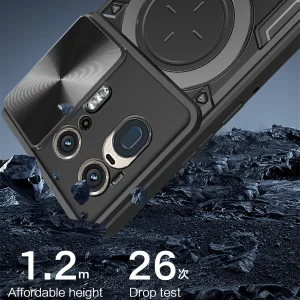 کاور اسپارتان مدل Magnet Ring Strap مناسب برای گوشی موبایل موتورولا Edge 50 Ultra به همراه بند آویز