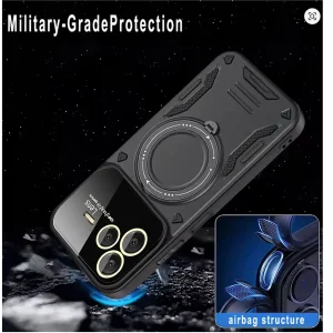 کاور اسپارتان مدل Hybrid Strap مناسب برای گوشی موبایل شیائومی Poco F7 Ultra به همراه بند آویز