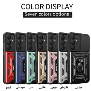 کاور اسپارتان مدل Defender Armor Strap مناسب برای گوشی موبایل سامسونگ Galaxy M35 به همراه بندآویز