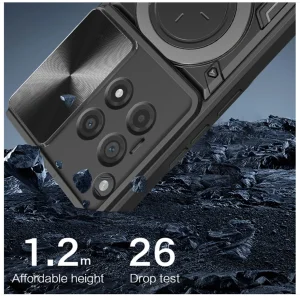 کاور اسپارتان مدل Magnet Ring Strap مناسب برای گوشی موبایل وان پلاس 12R به همراه بند آویز