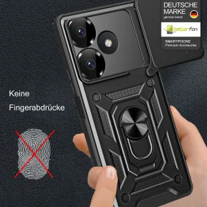 کاور اسپارتان مدل Defender Armor Strap مناسب برای گوشی موبایل شیائومی Redmi 13X/ Redmi 13 5G/ Poco M6 4G به همراه بندآویز