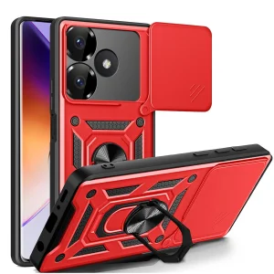 کاور اسپارتان مدل Defender Armor Strap مناسب برای گوشی موبایل شیائومی Redmi 13X/ Redmi 13 5G/ Poco M6 4G به همراه بندآویز