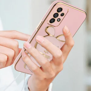 کاور اسپارتان مدل Bunny مناسب برای گوشی موبایل سامسونگ Galaxy A53 به همراه بند نگهدارنده