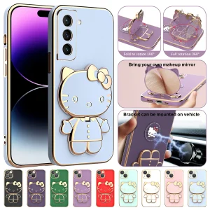 کاور اسپارتان مدل Kitty مناسب برای گوشی موبایل سامسونگ Galaxy S21 FE به همراه بند نگهدارنده