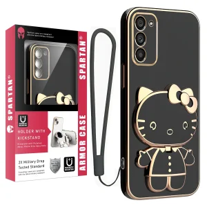 کاور اسپارتان مدل Kitty مناسب برای گوشی موبایل سامسونگ Galaxy S20 FE به همراه بند
